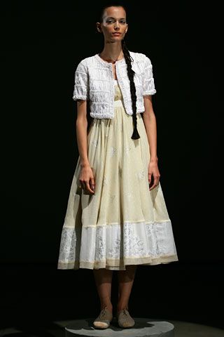 ivory unknown sleeveless v-neck embroidered flowing midi midi-dress