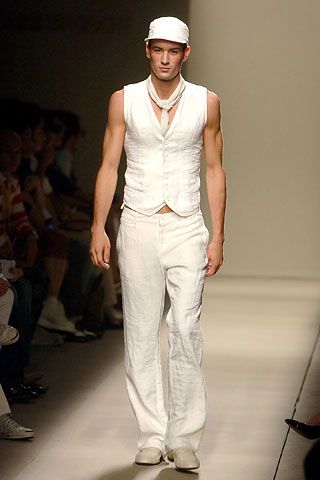 white linen sleeveless v-neck tailored buttoned textured vest