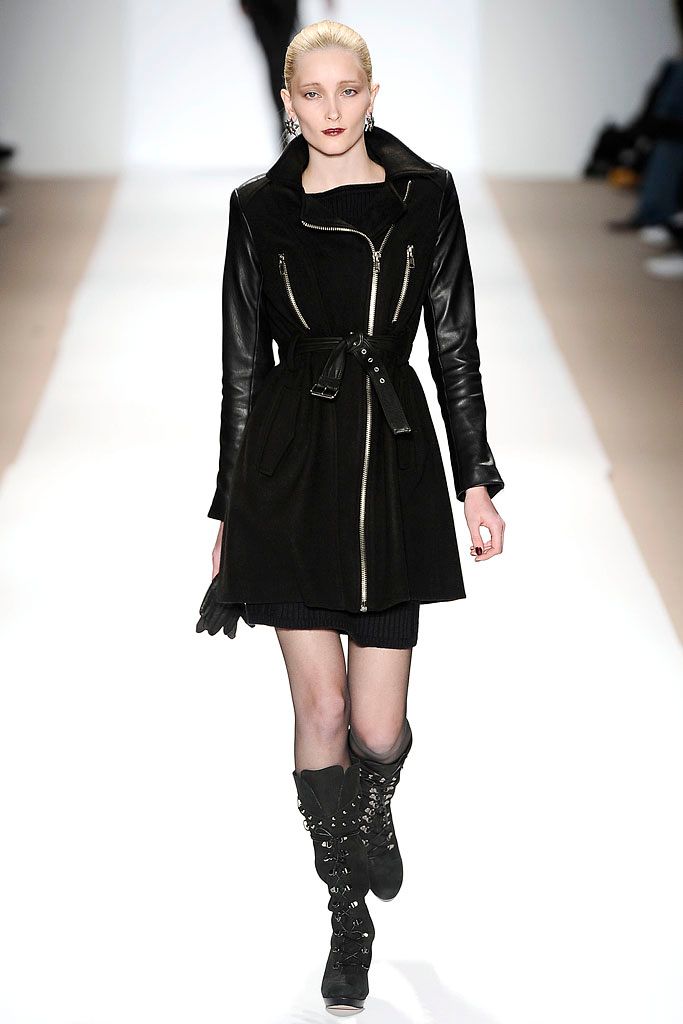black belted moto coat