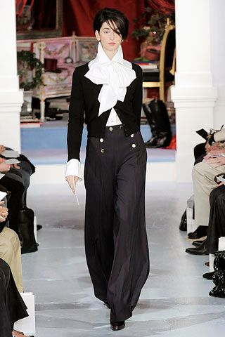 white bow-neck blouse