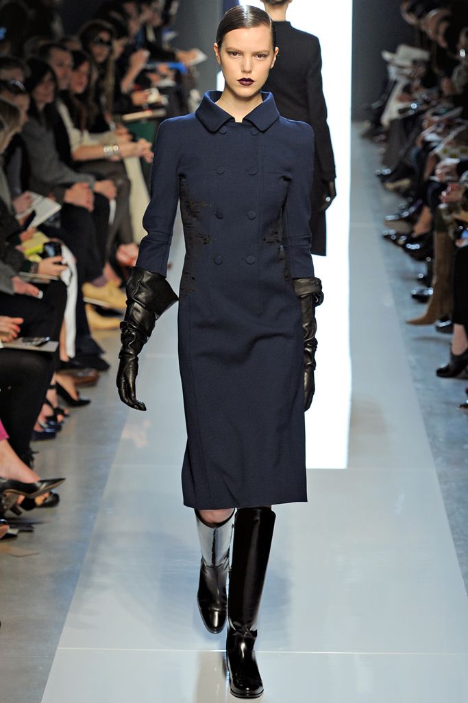blue unknown long-sleeve collared tailored buttoned midi midi-dress