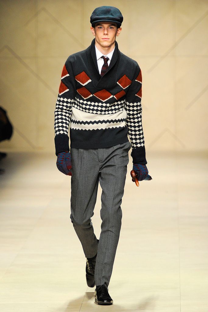 Burberry F/W 12 Menswear Look 182