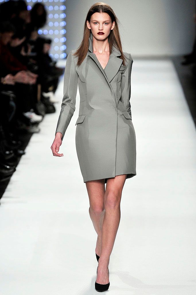 gray blazer mini dress
