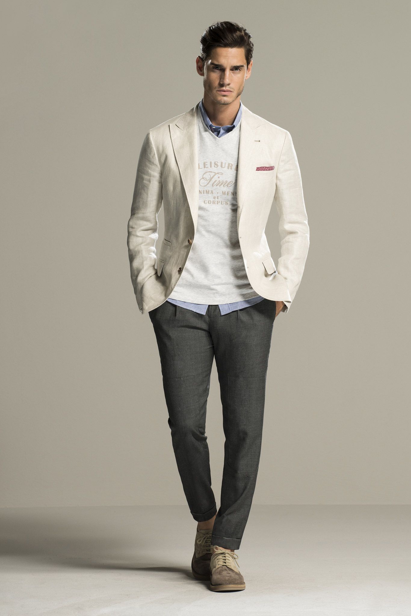 Brunello Cucinelli S/S 16 Menswear Look 1