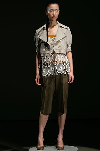 cropped beige bolero jacket