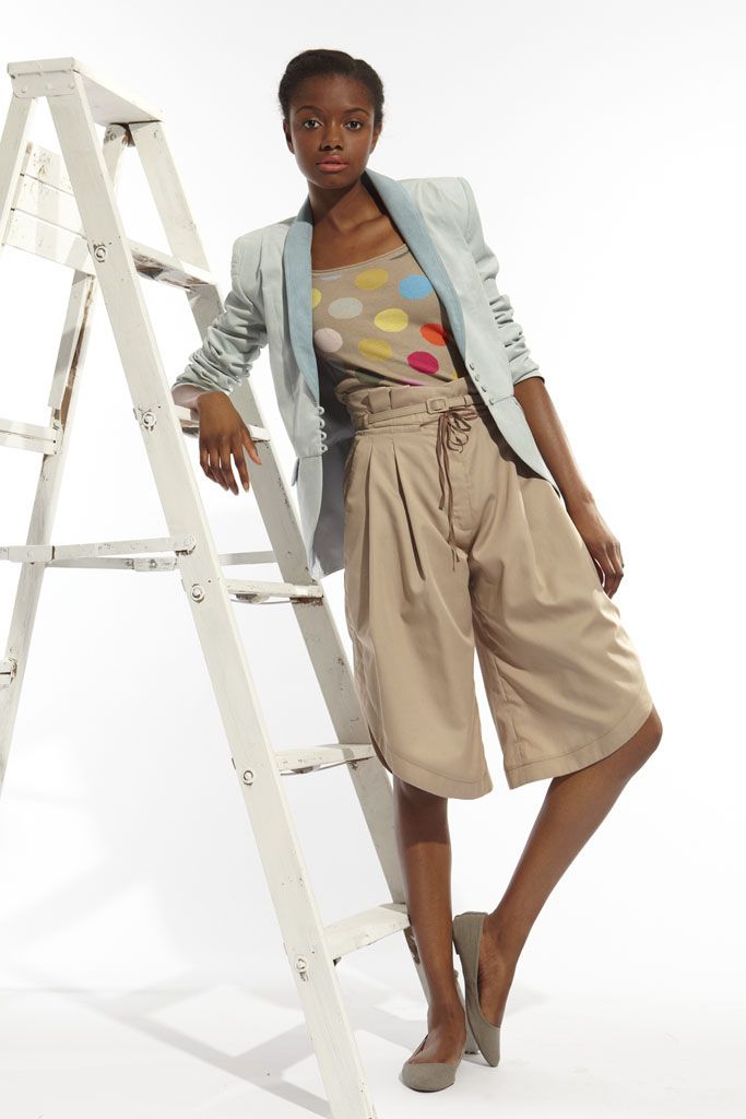 high-waisted wide-leg culottes