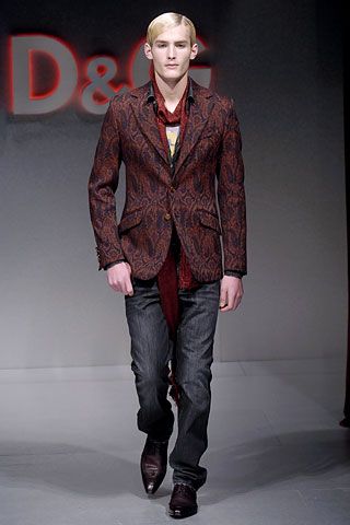 D&G F/W 05 Menswear Look 2