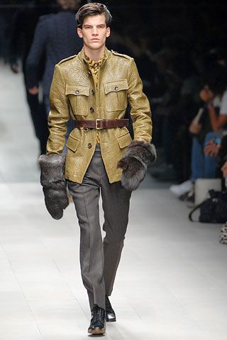 Burberry F/W 07 Menswear Look 126