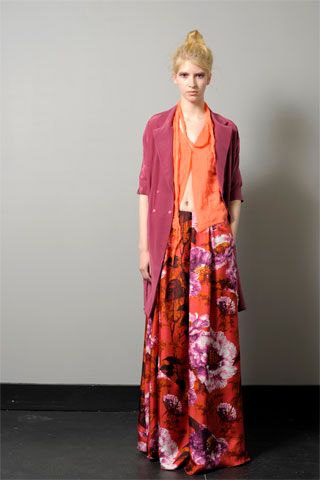 floral maxi skirt