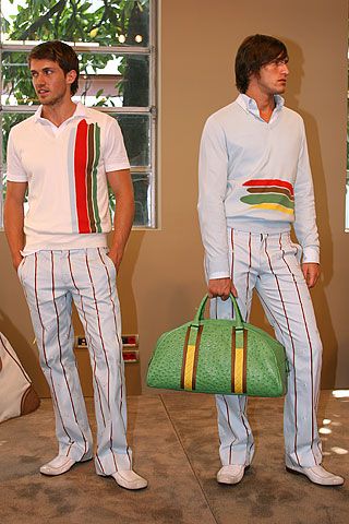 white knit short-sleeve collared striped t-shirt