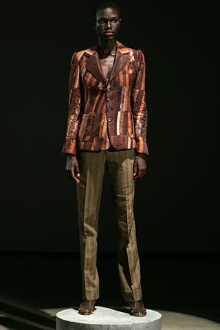 patterned brocade blazer
