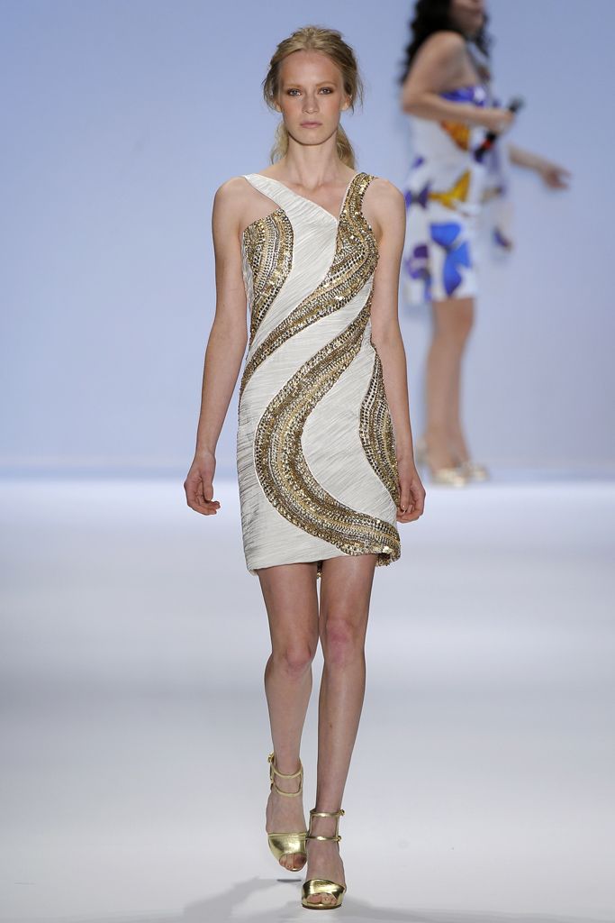 one-shoulder embellished mini dress