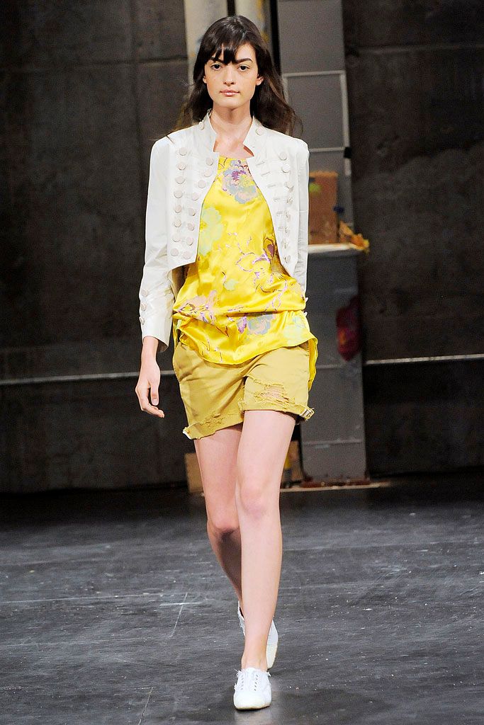 yellow floral satin camisole top