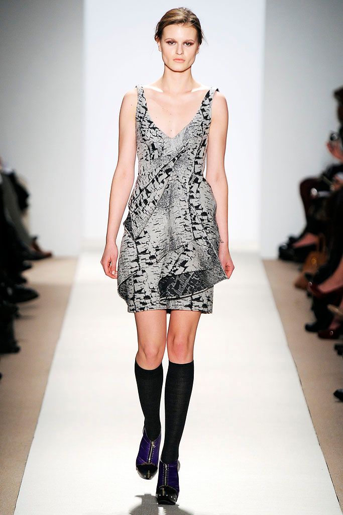 black knit knee-high ribbed textured socks