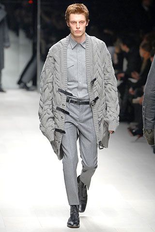 gray knit open-front long-sleeve oversized braided textured cardigan