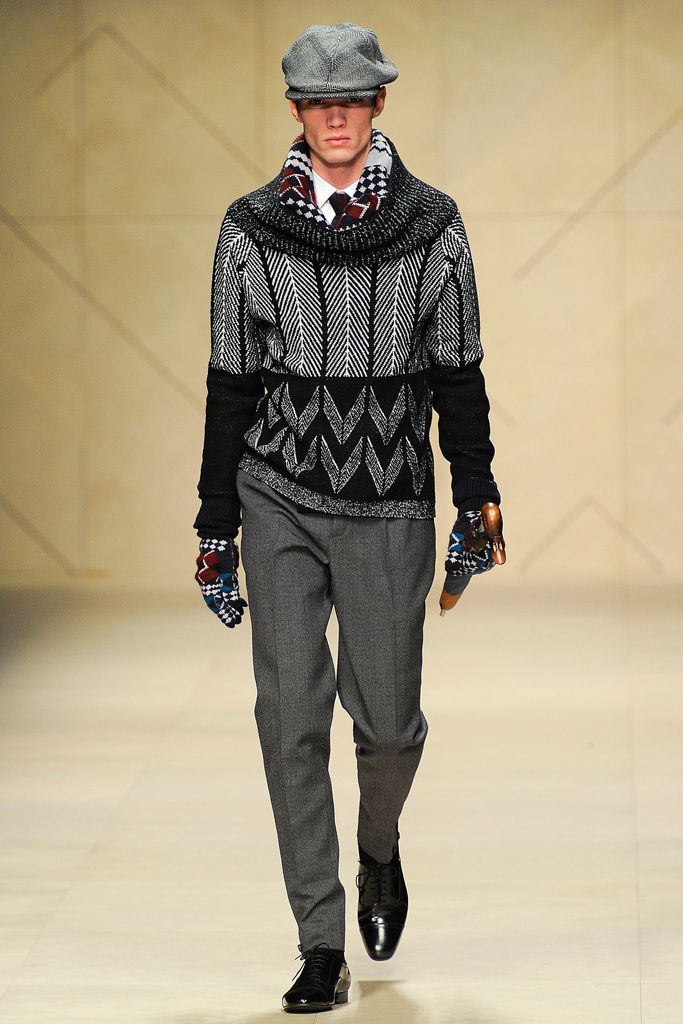 Burberry F/W 12 Menswear Look 156