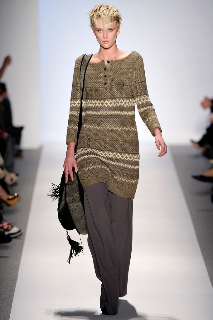 fair isle knit tunic sweater