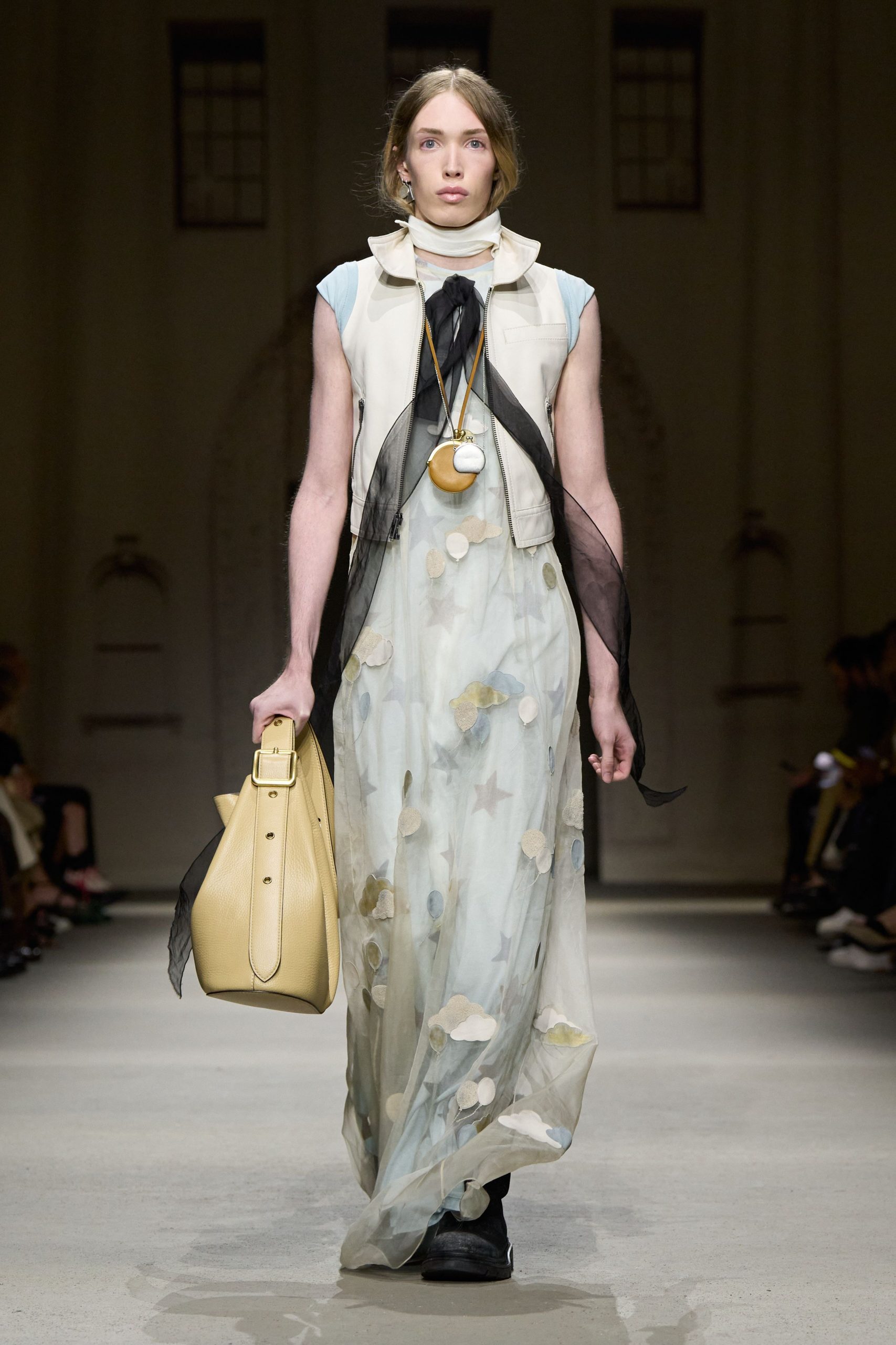 blue chiffon sleeveless v-neck fitted floral layered dress