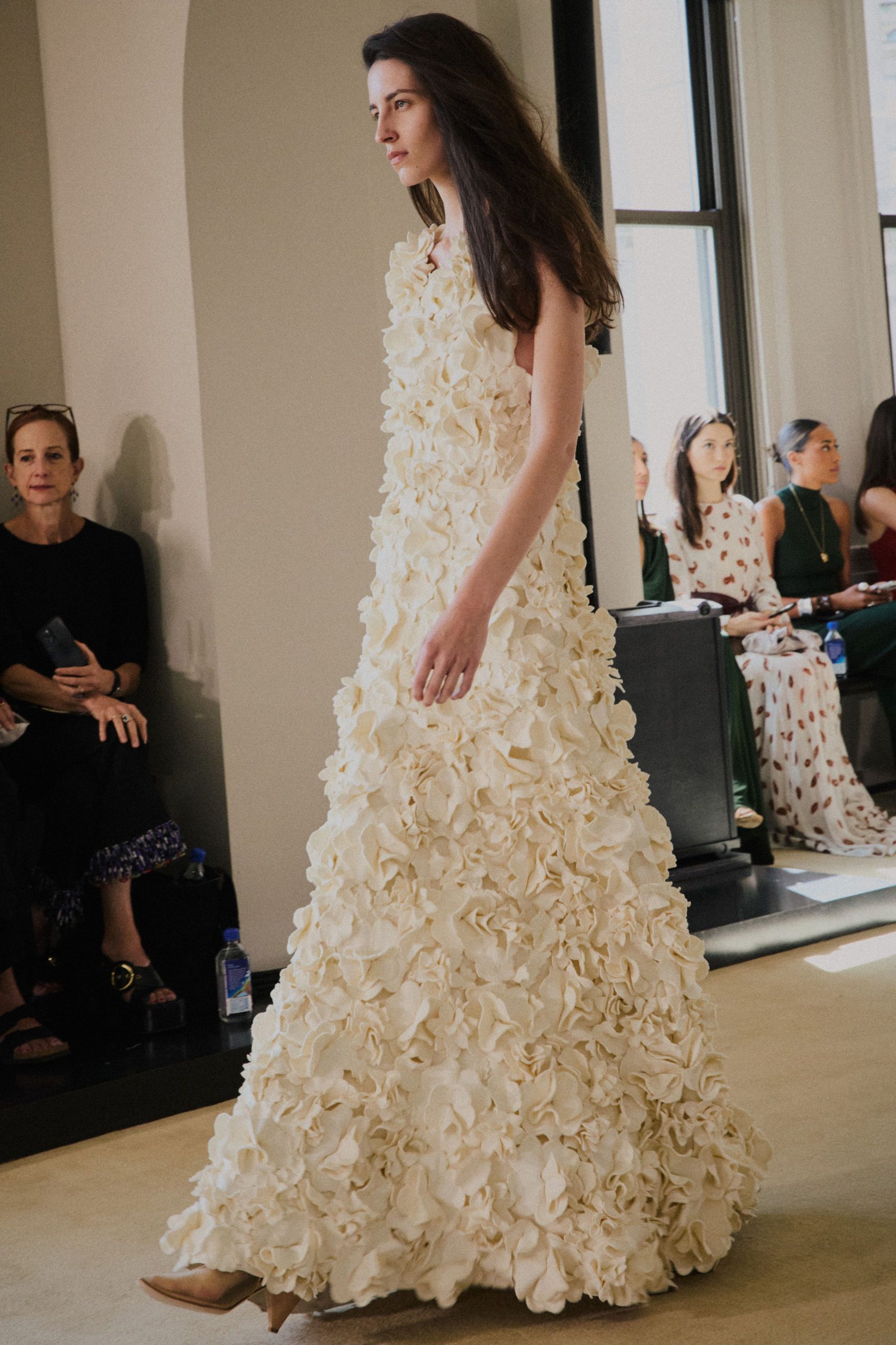white embellished maxi gown