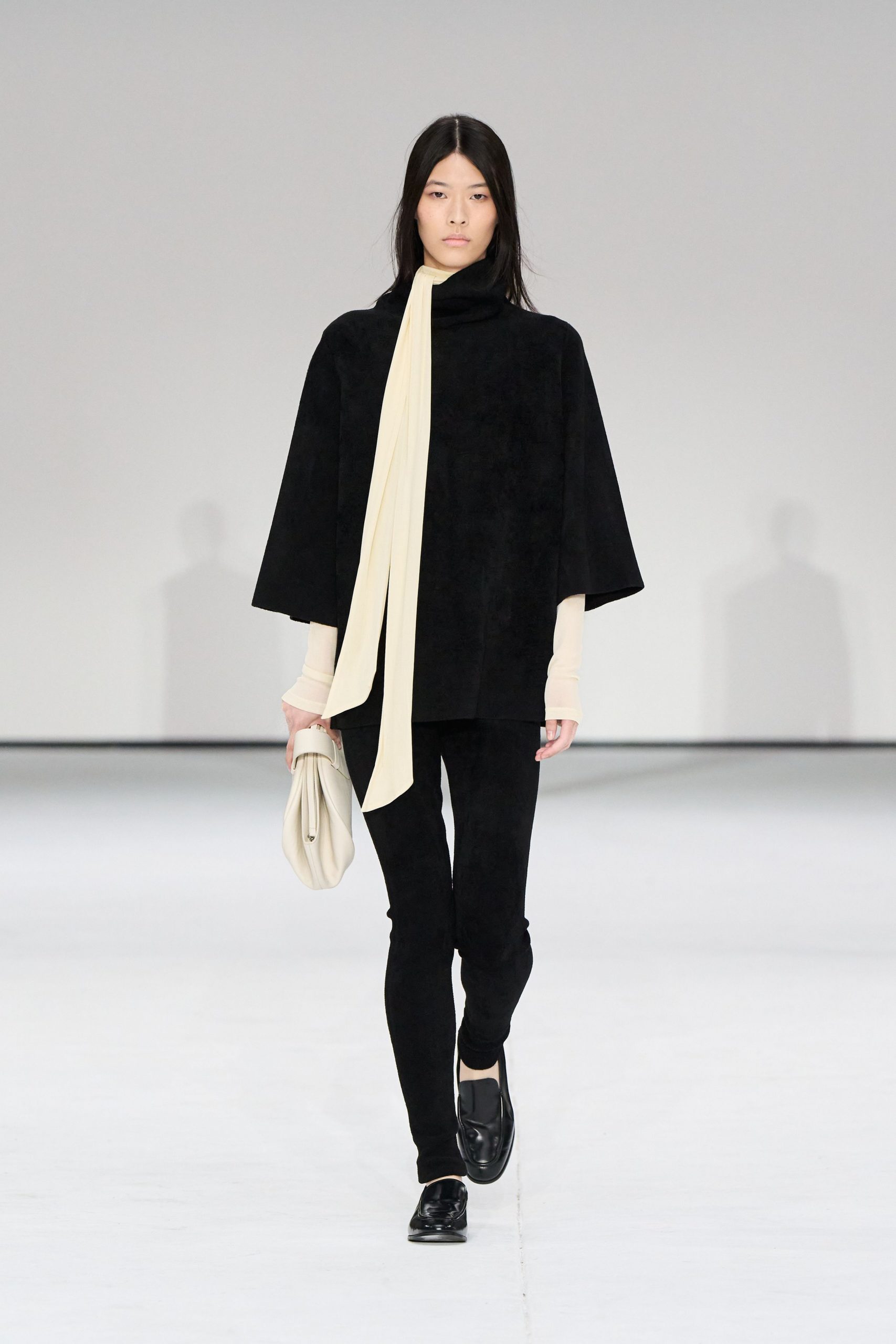 ivory leather bag
