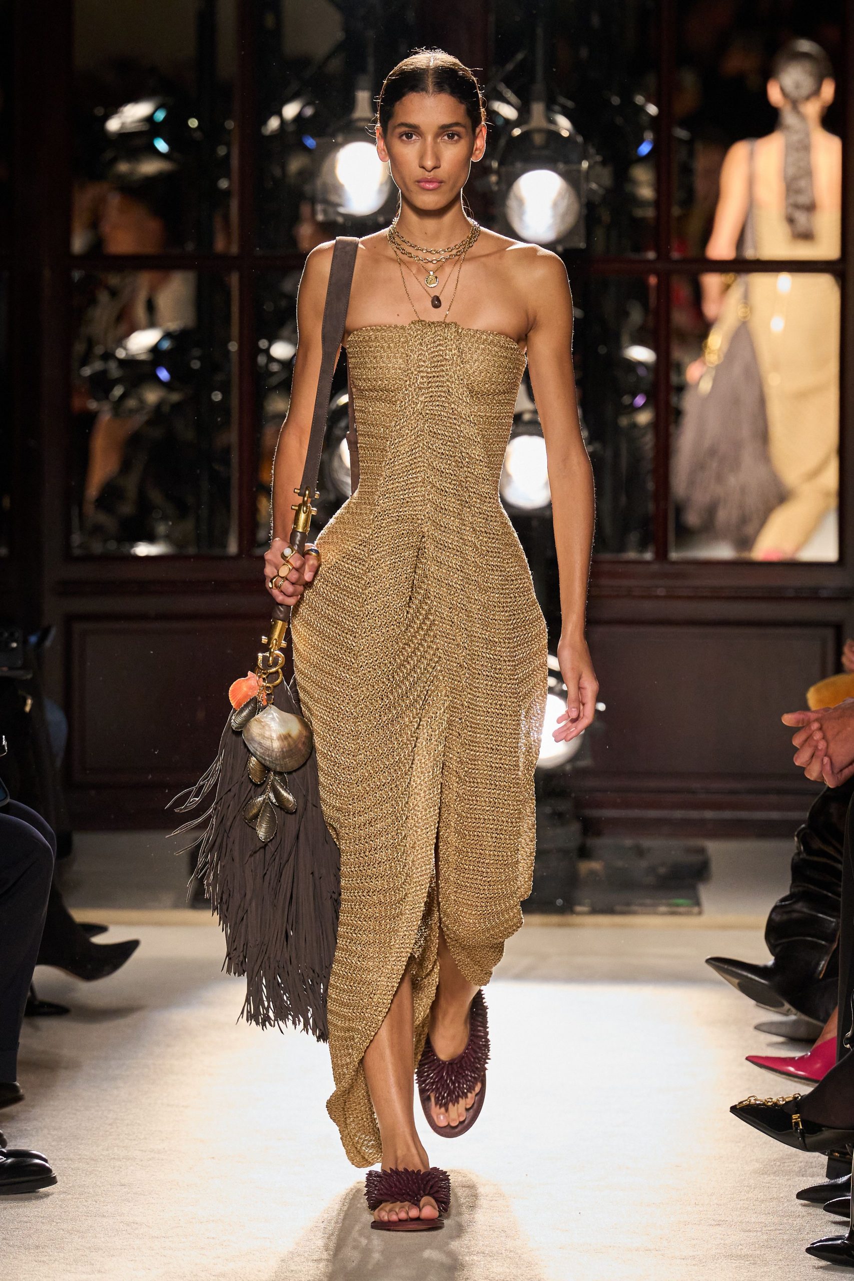 multi relaxed fringed bag