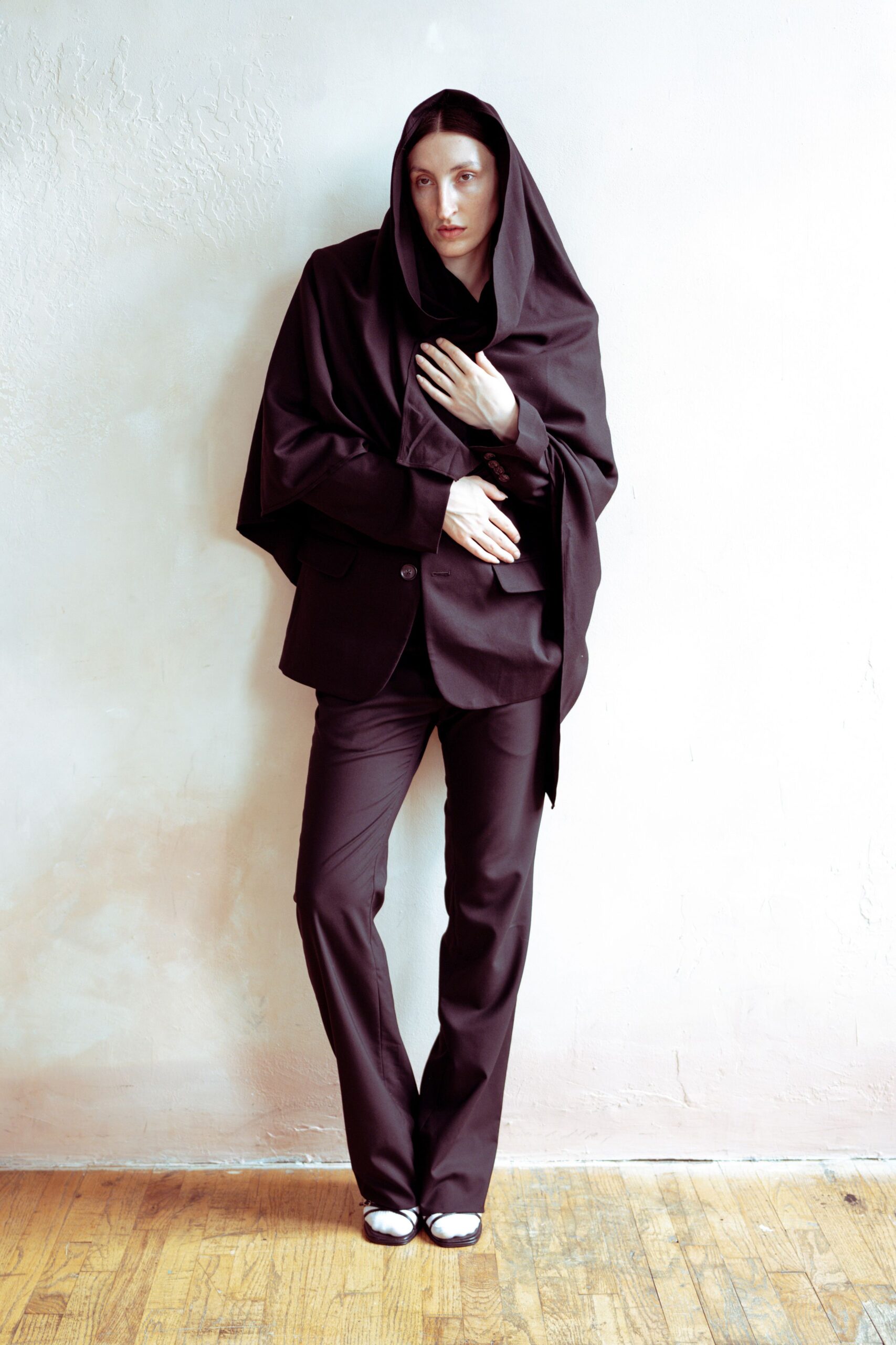 black blazer and pants outfit