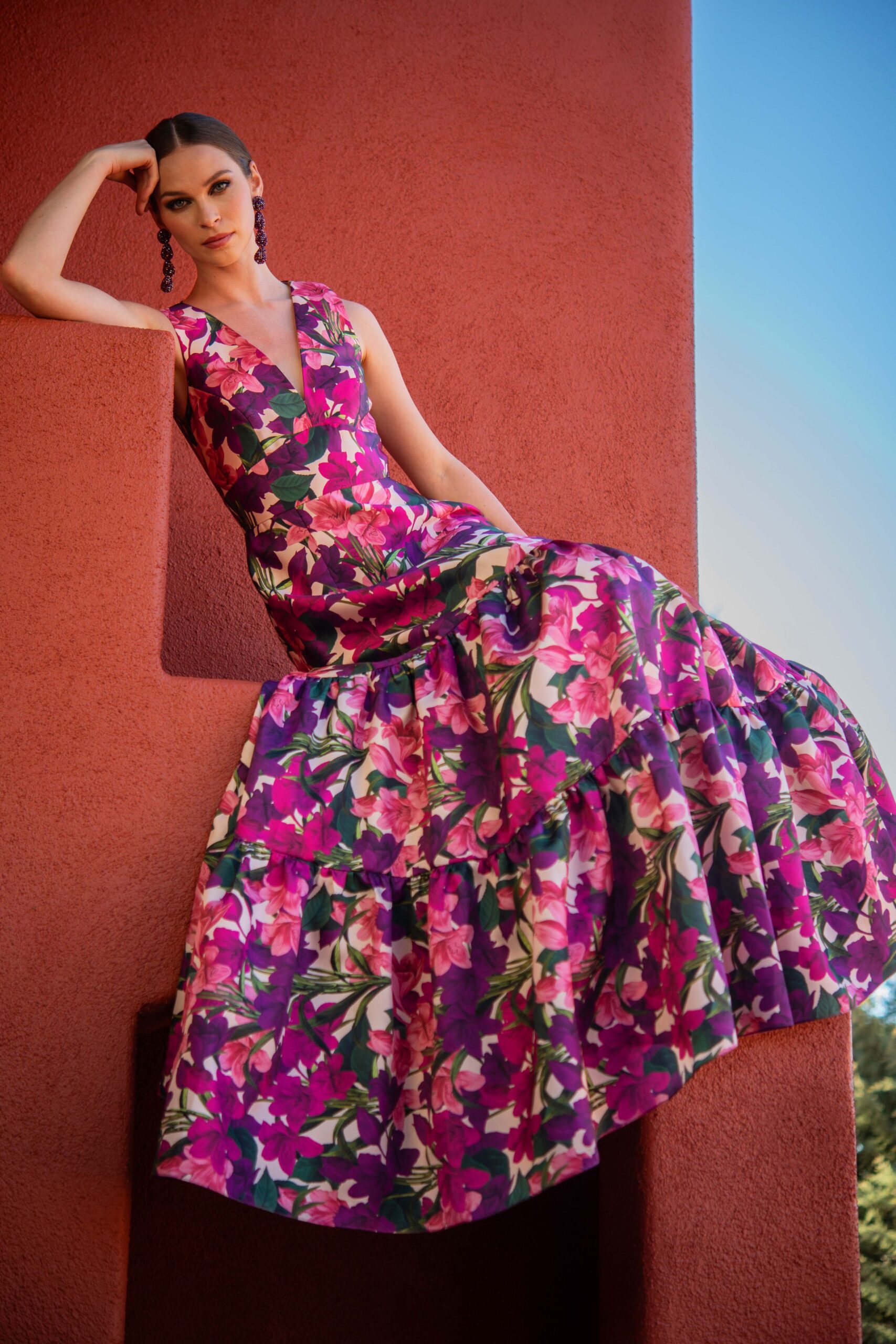floral maxi gown