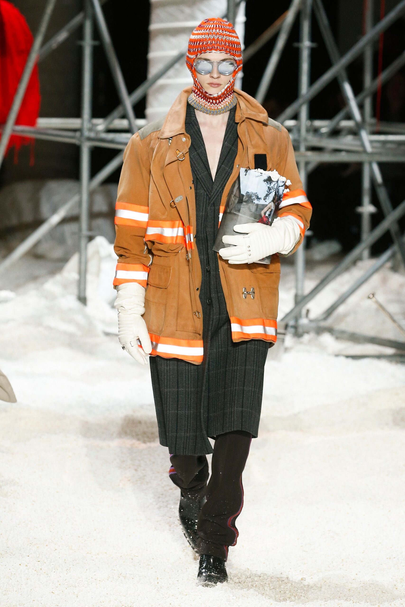 oversized firefighter jacket