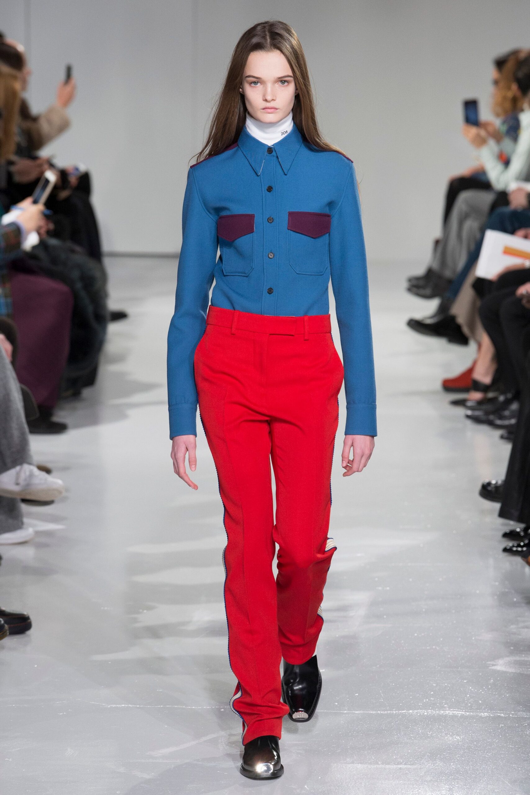 color-block western shirt