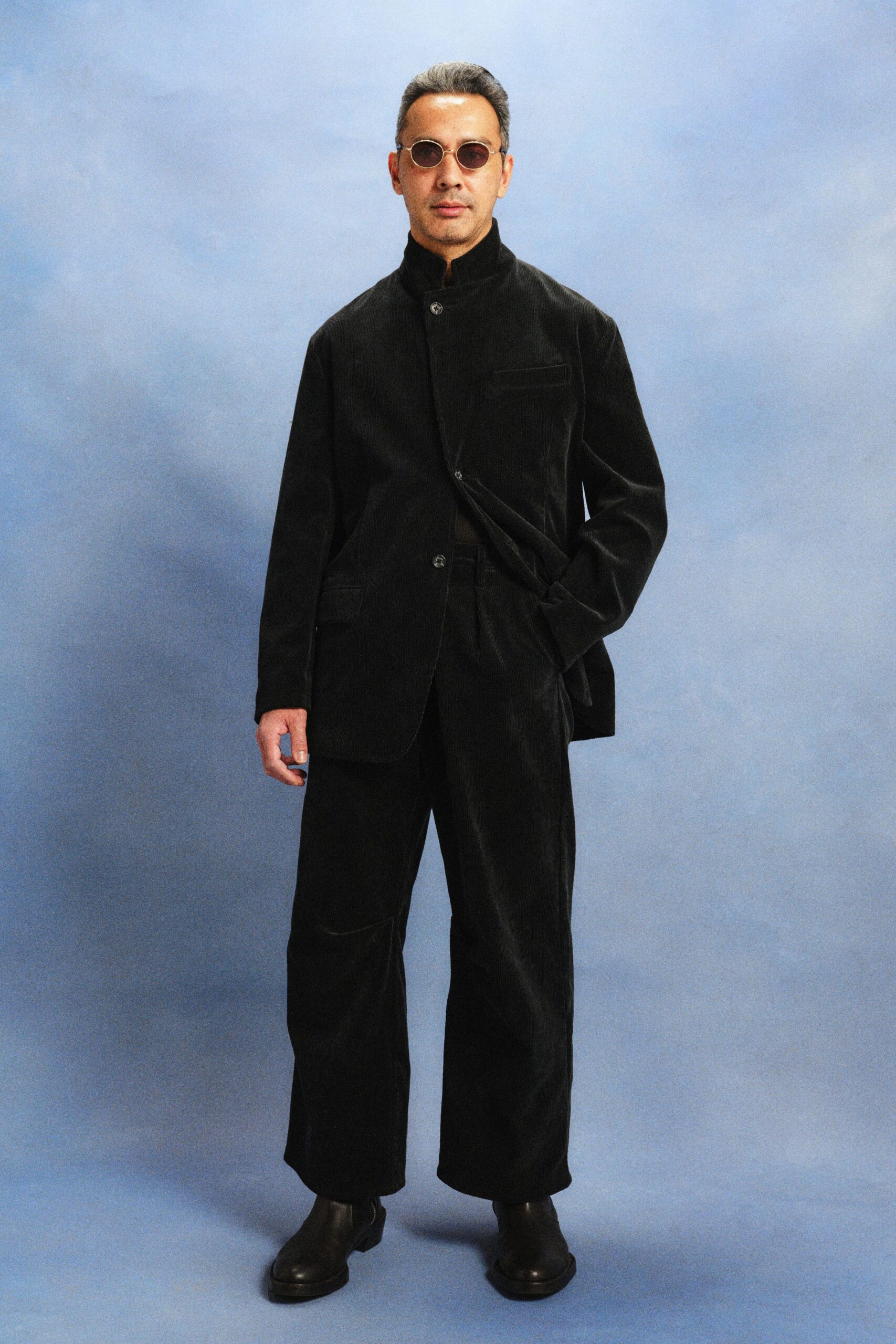 black blazer and pants outfit