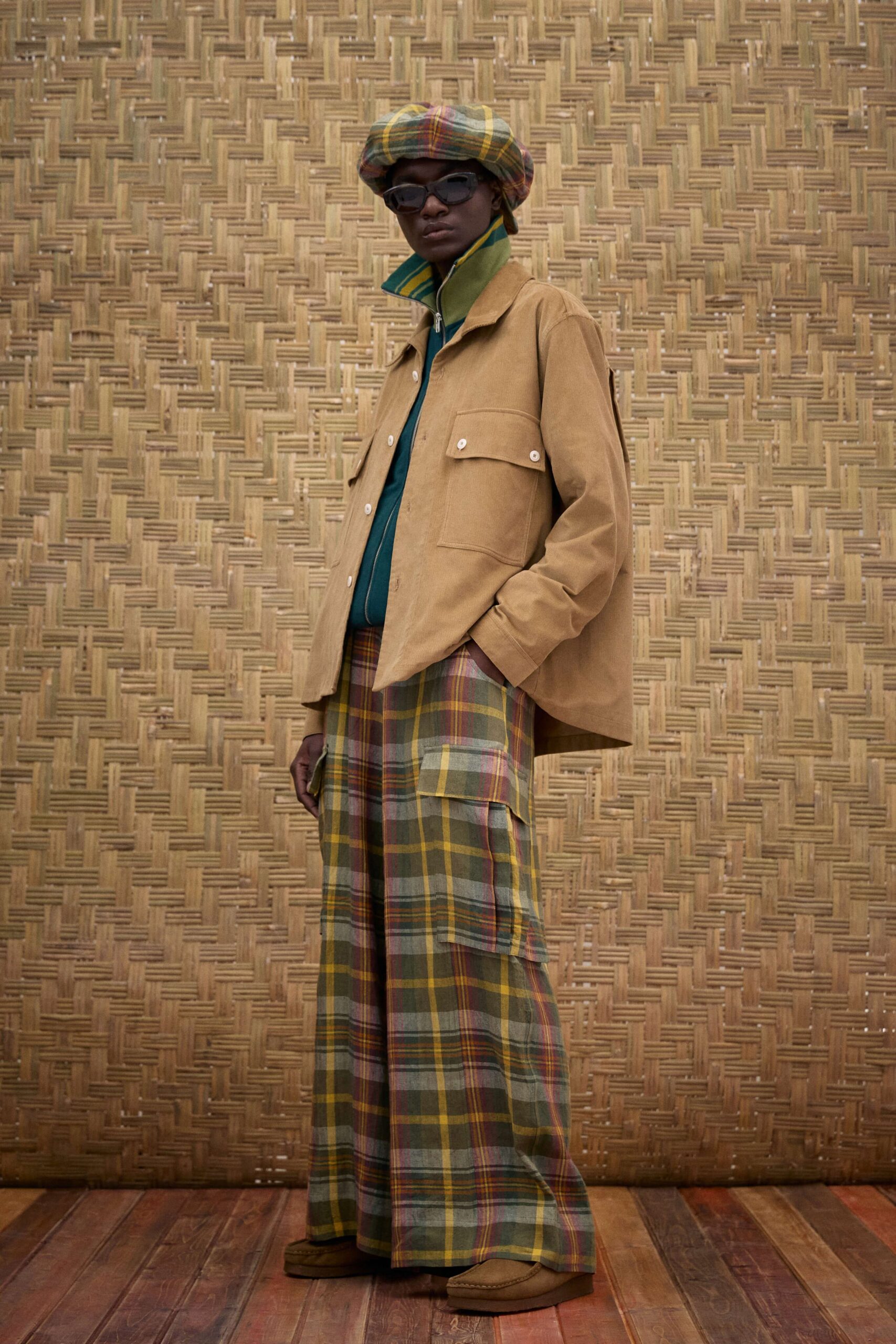 brown suede long-sleeve collared relaxed buttoned jacket