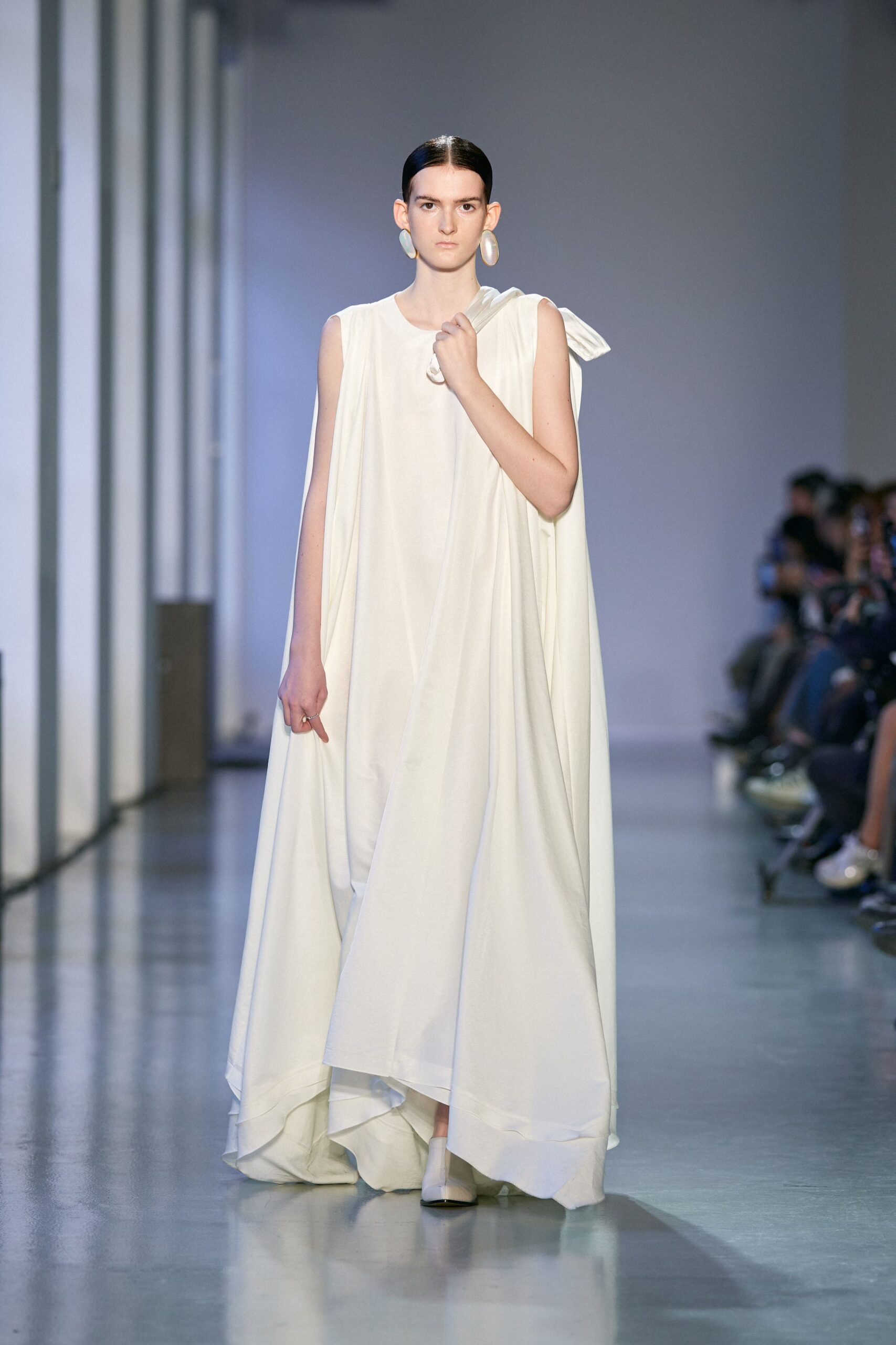 white relaxed sleeveless dress