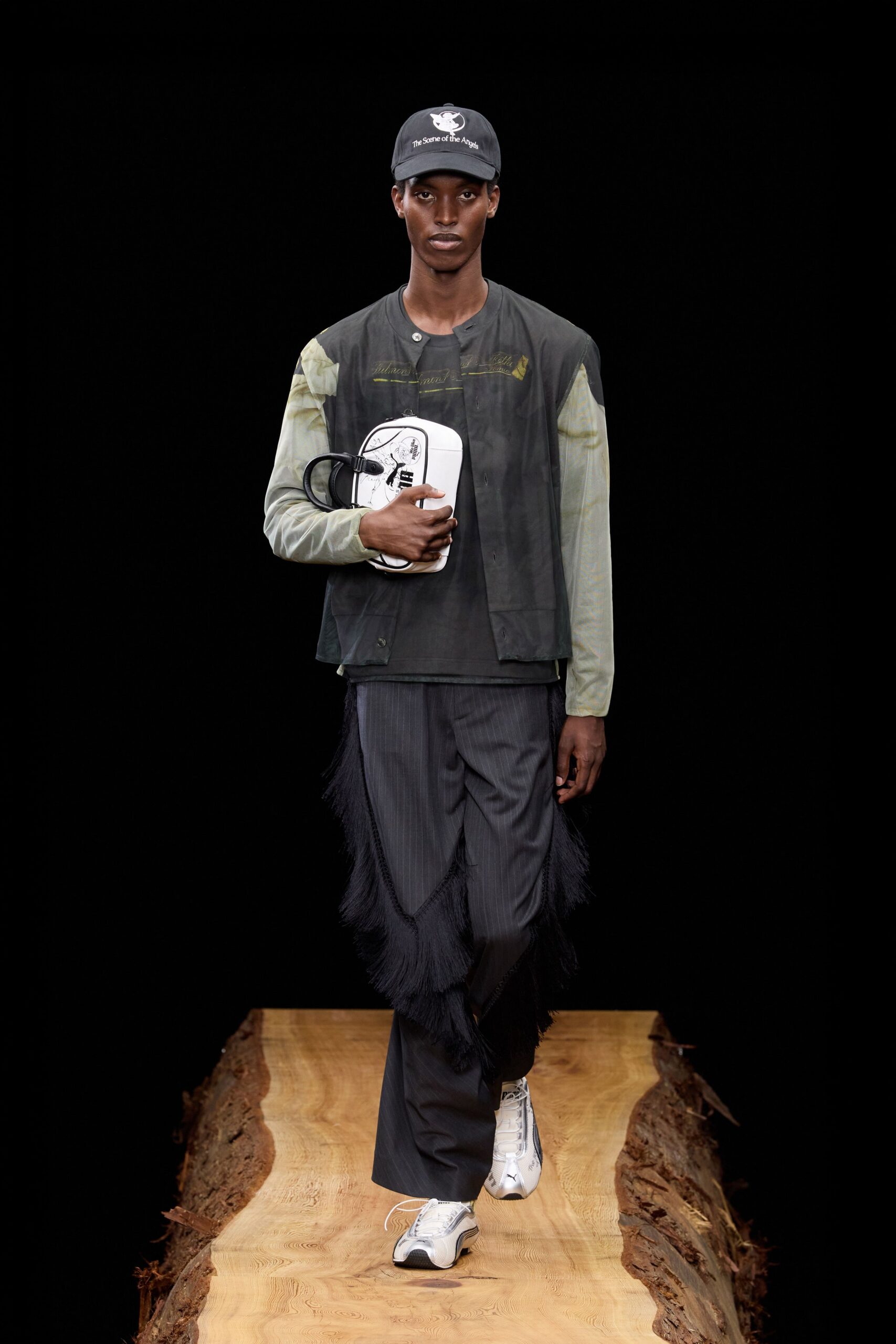 black green relaxed jacket with pants