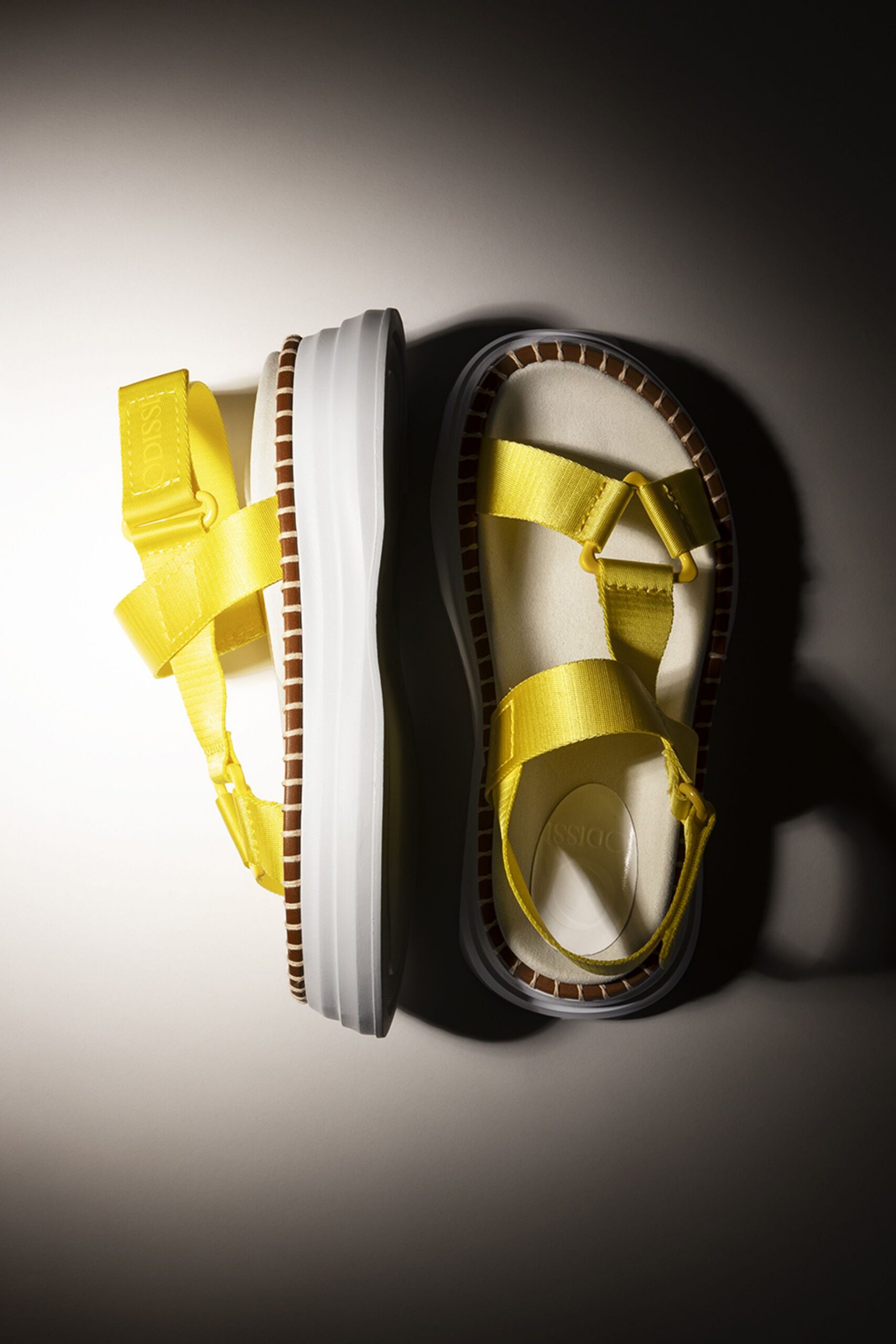 yellow relaxed sandals