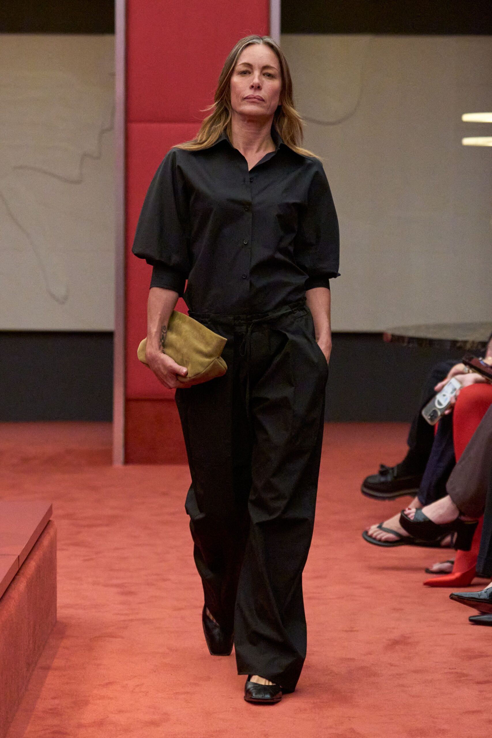 black relaxed shirt and pants