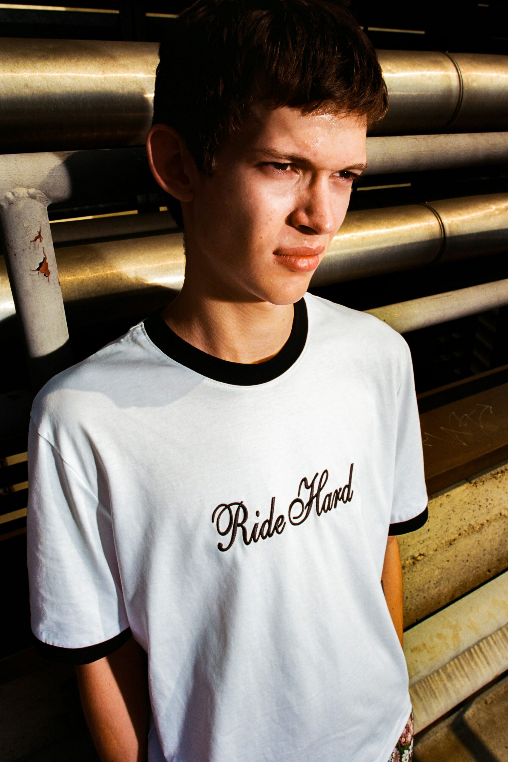 white relaxed t-shirt