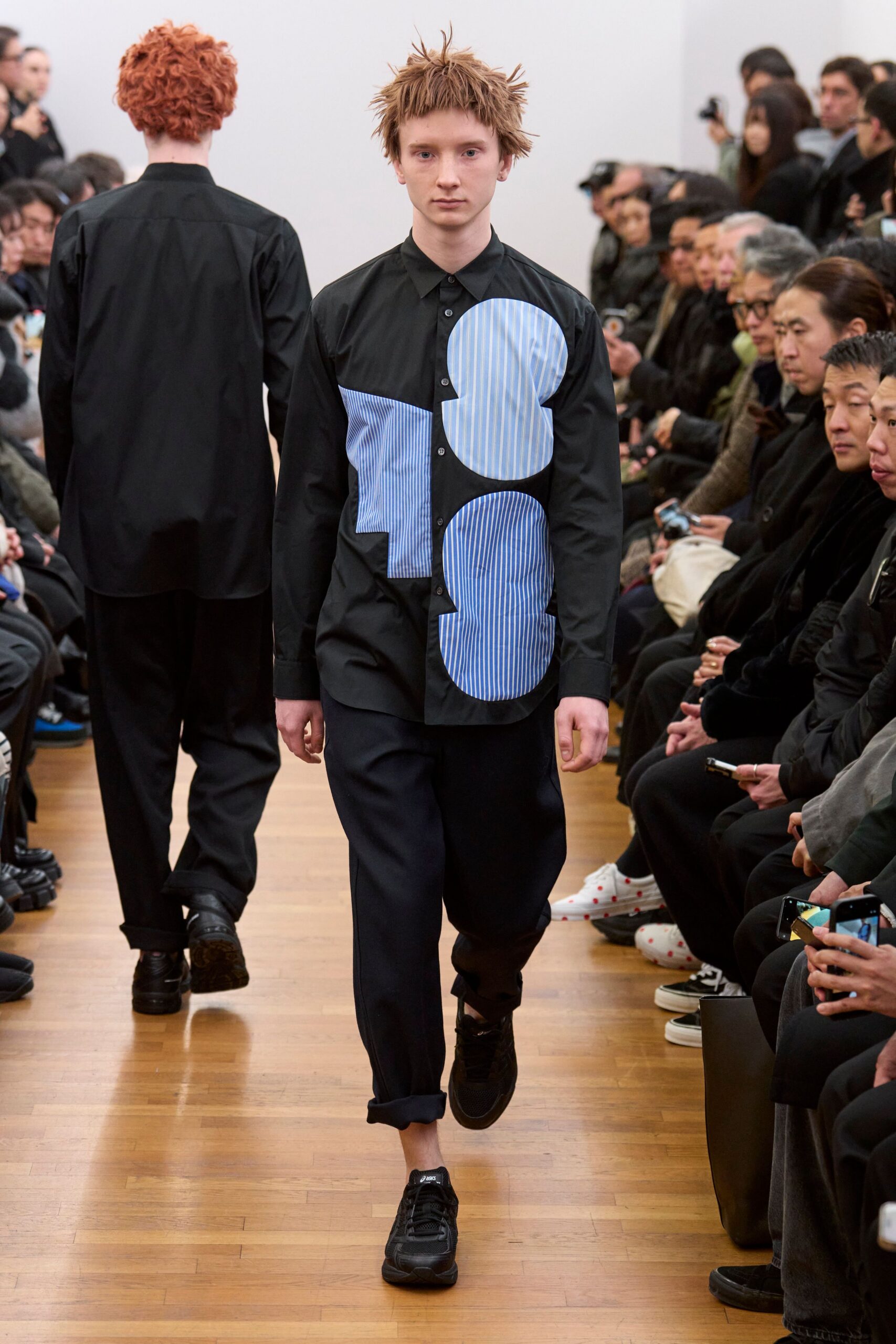black relaxed shirt and pants