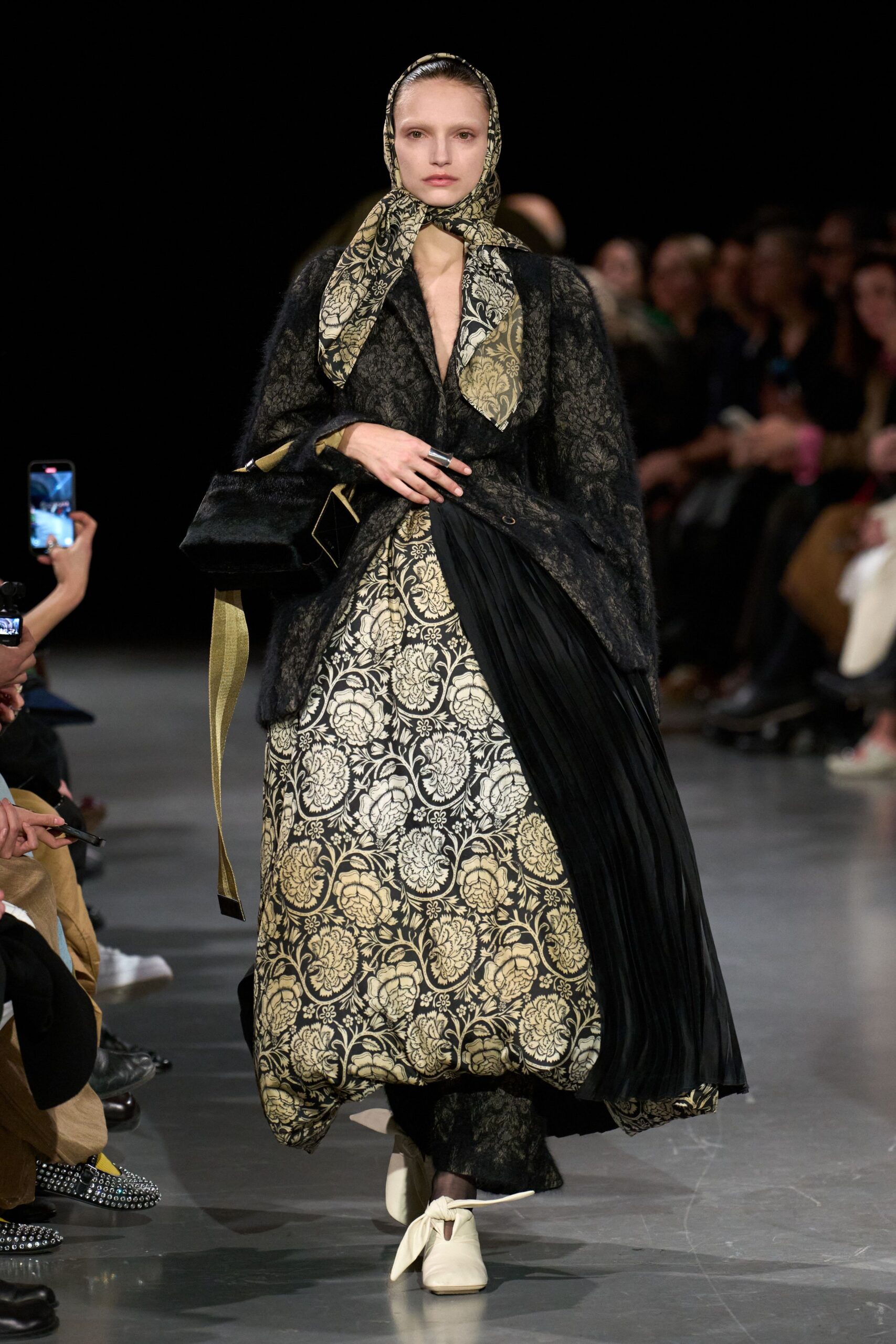 black velvet bag