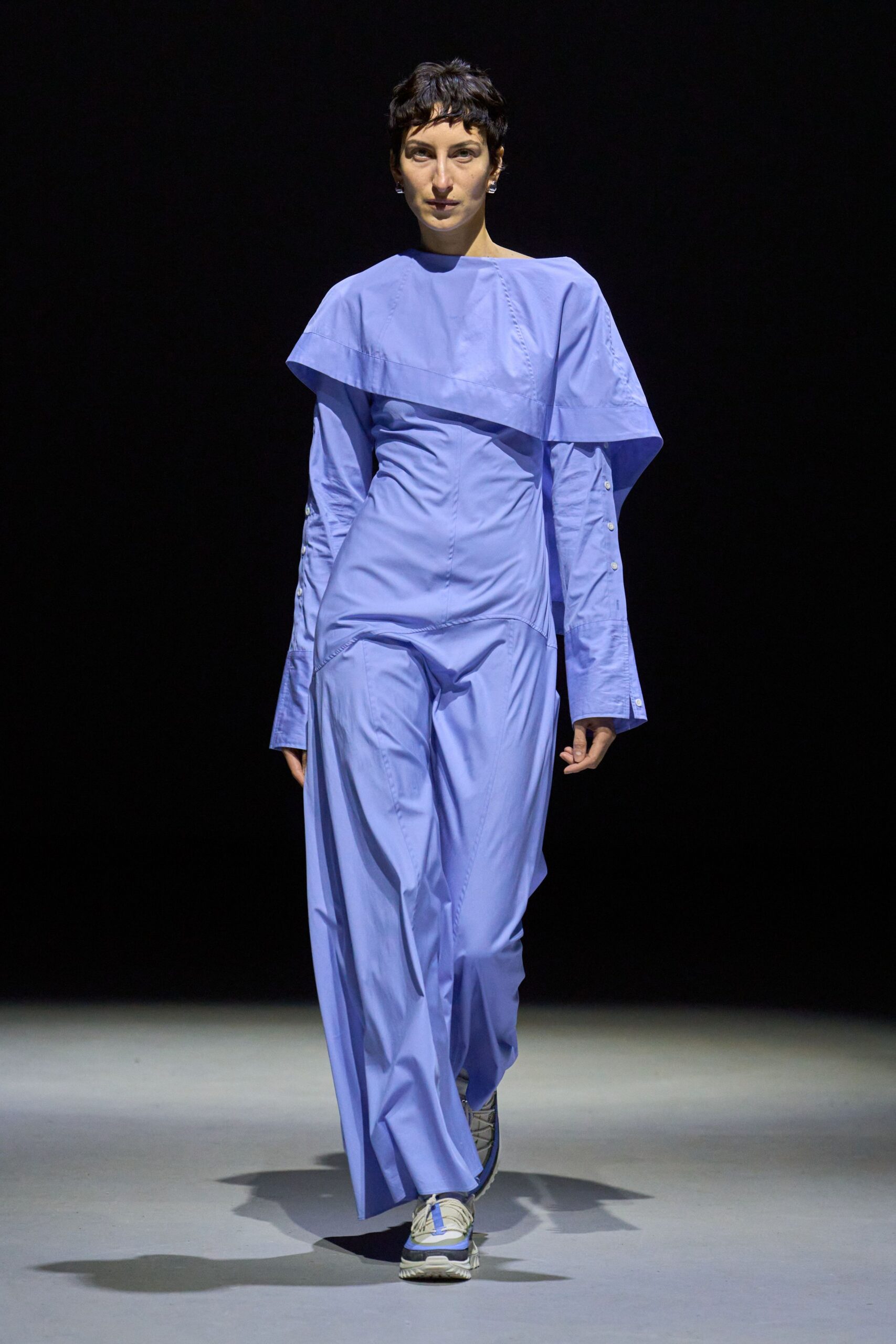blue relaxed top and pants