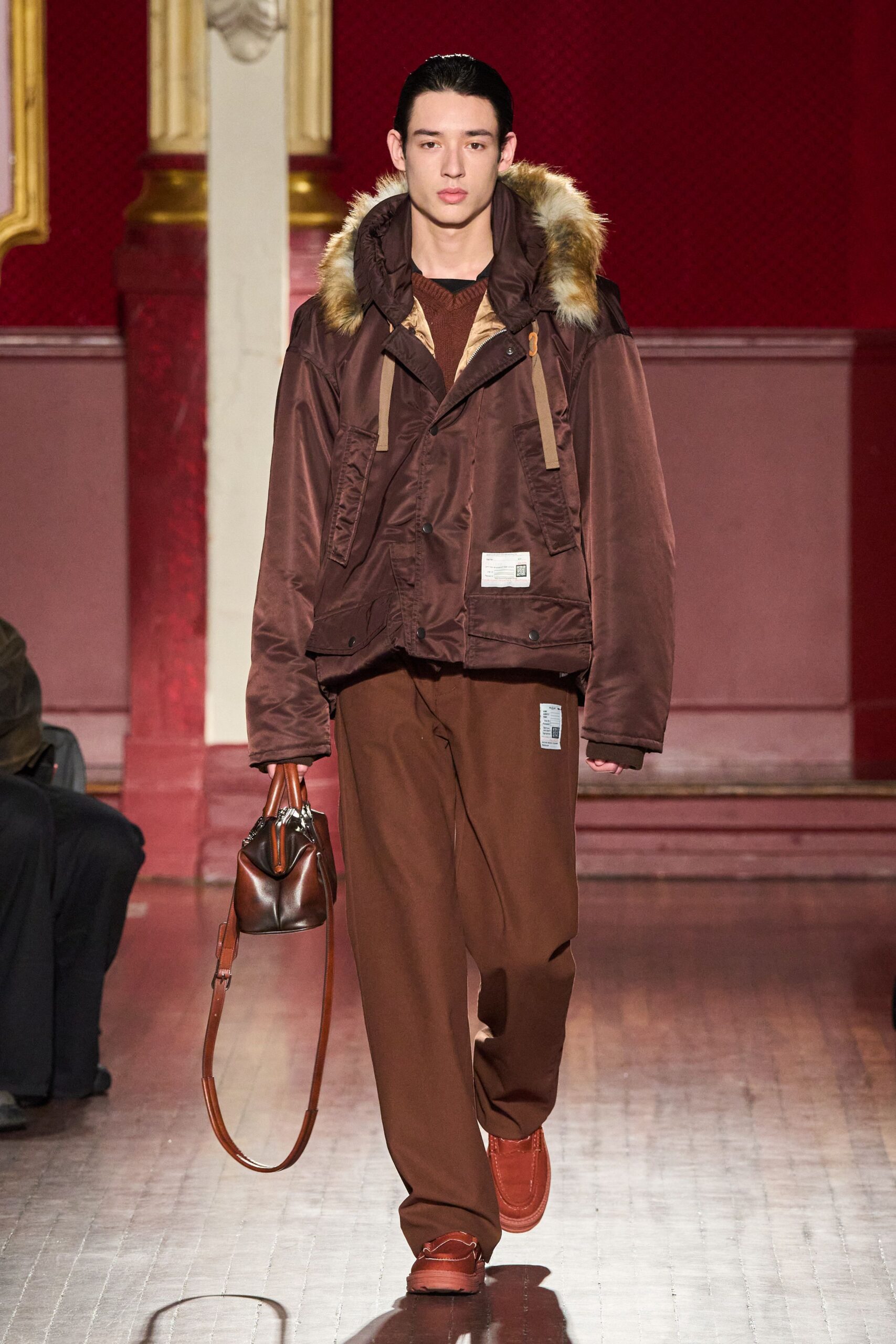 brown relaxed jacket and pants