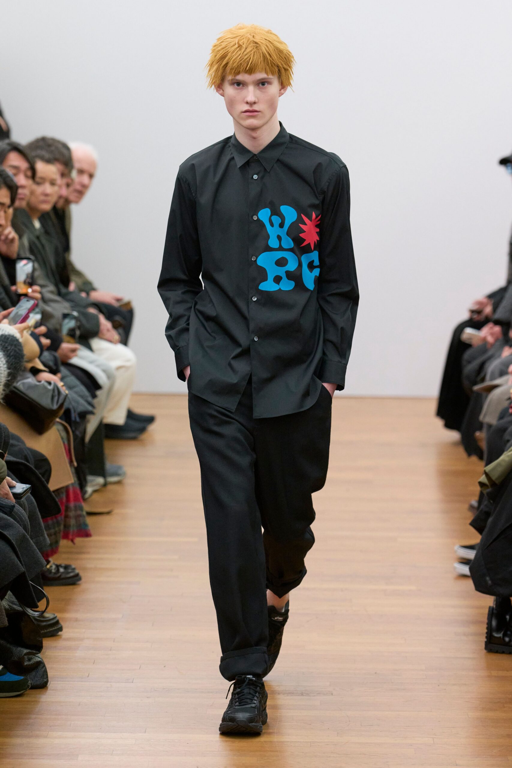 black relaxed shirt and pants