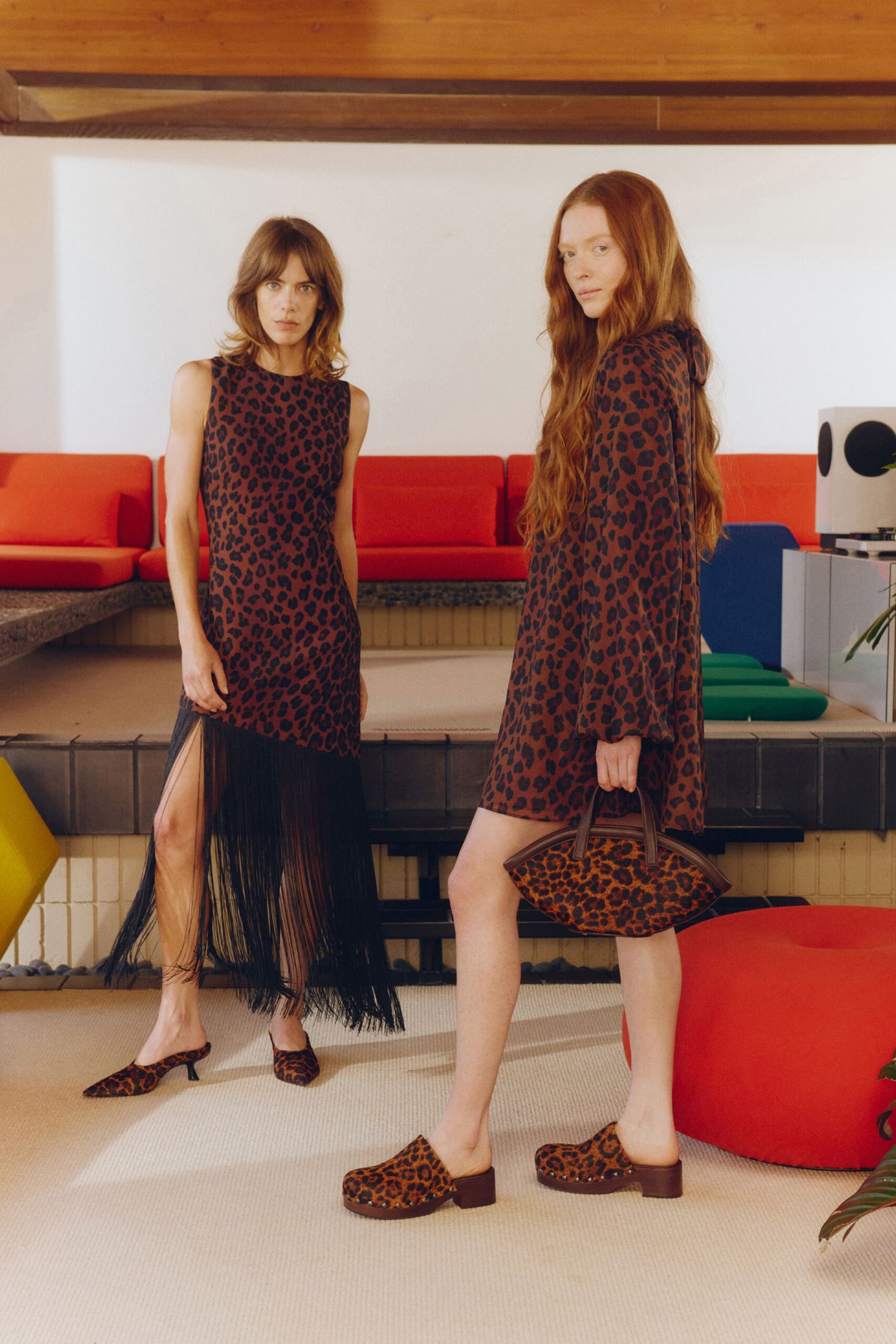animal-print dresses and accessories