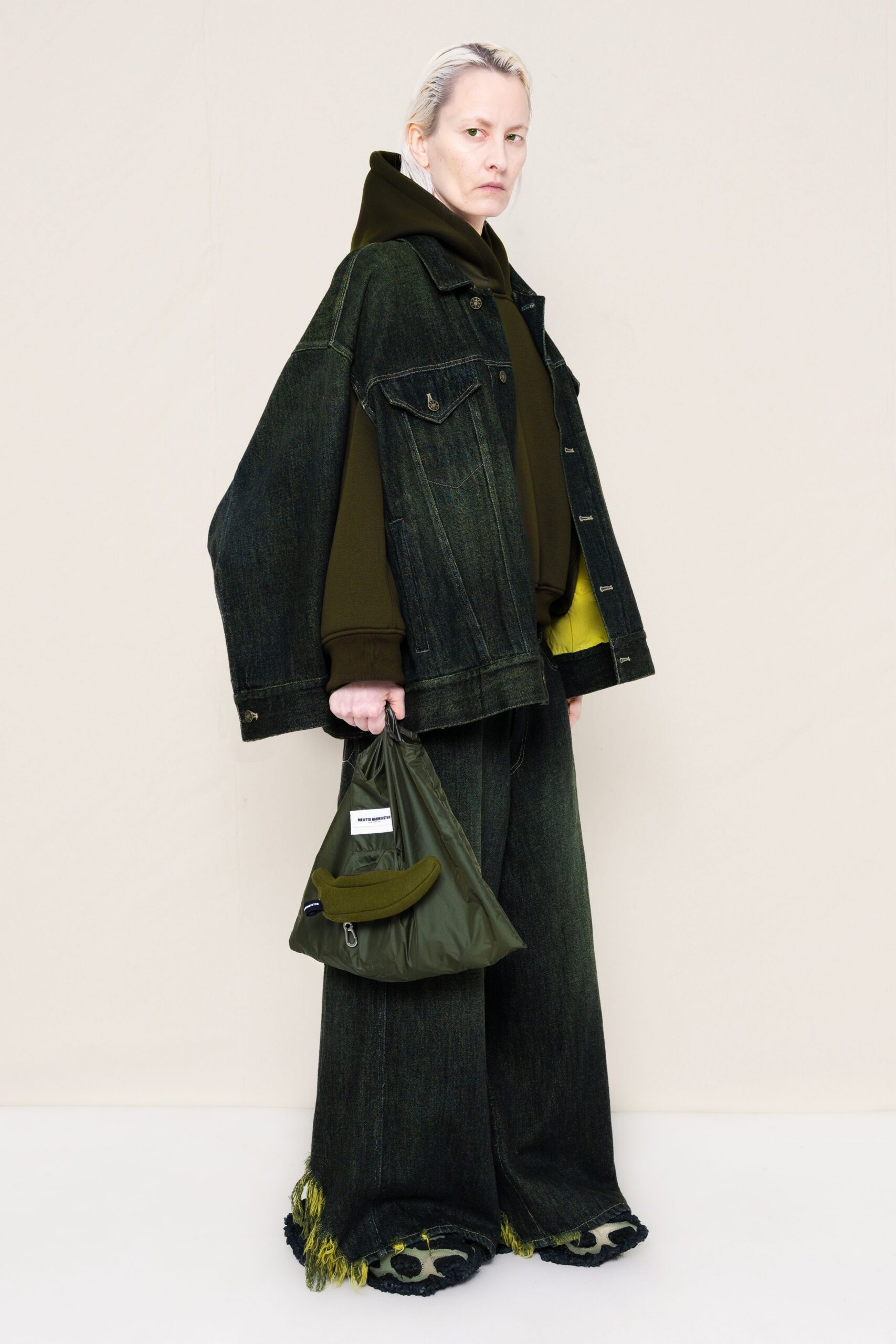 black denim relaxed wide-leg pants