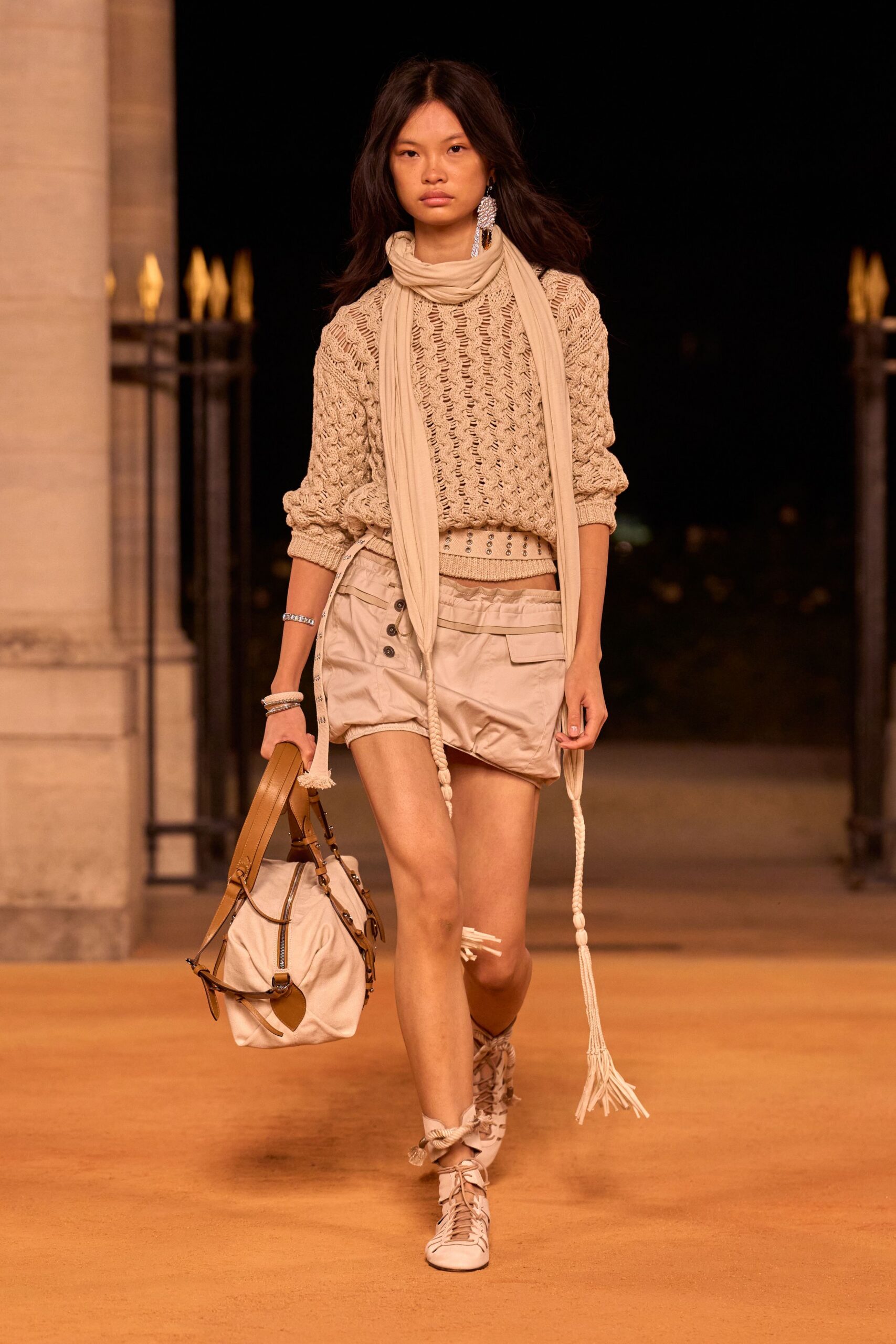 white leather structured zippered bag