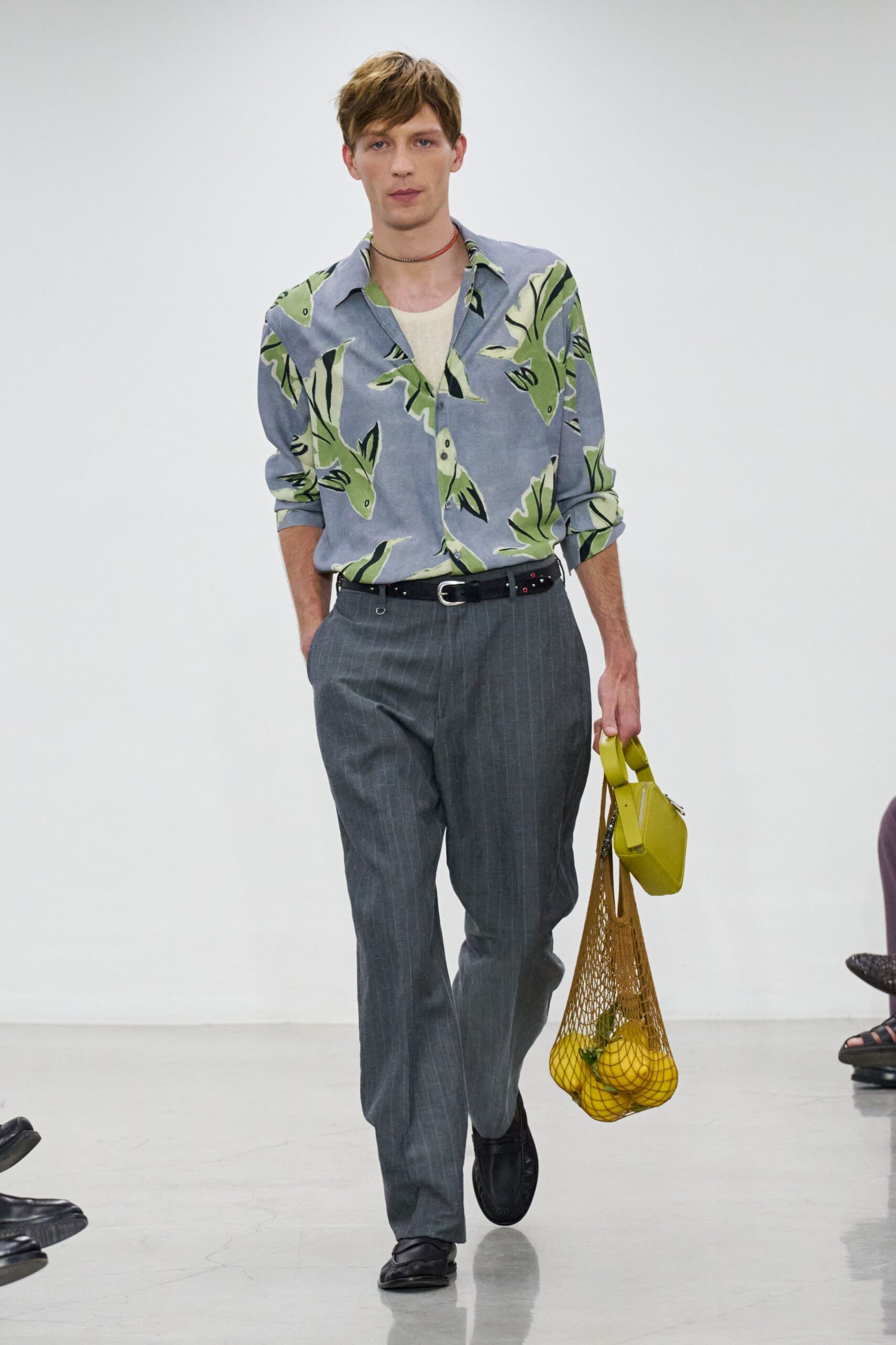 green mesh bag