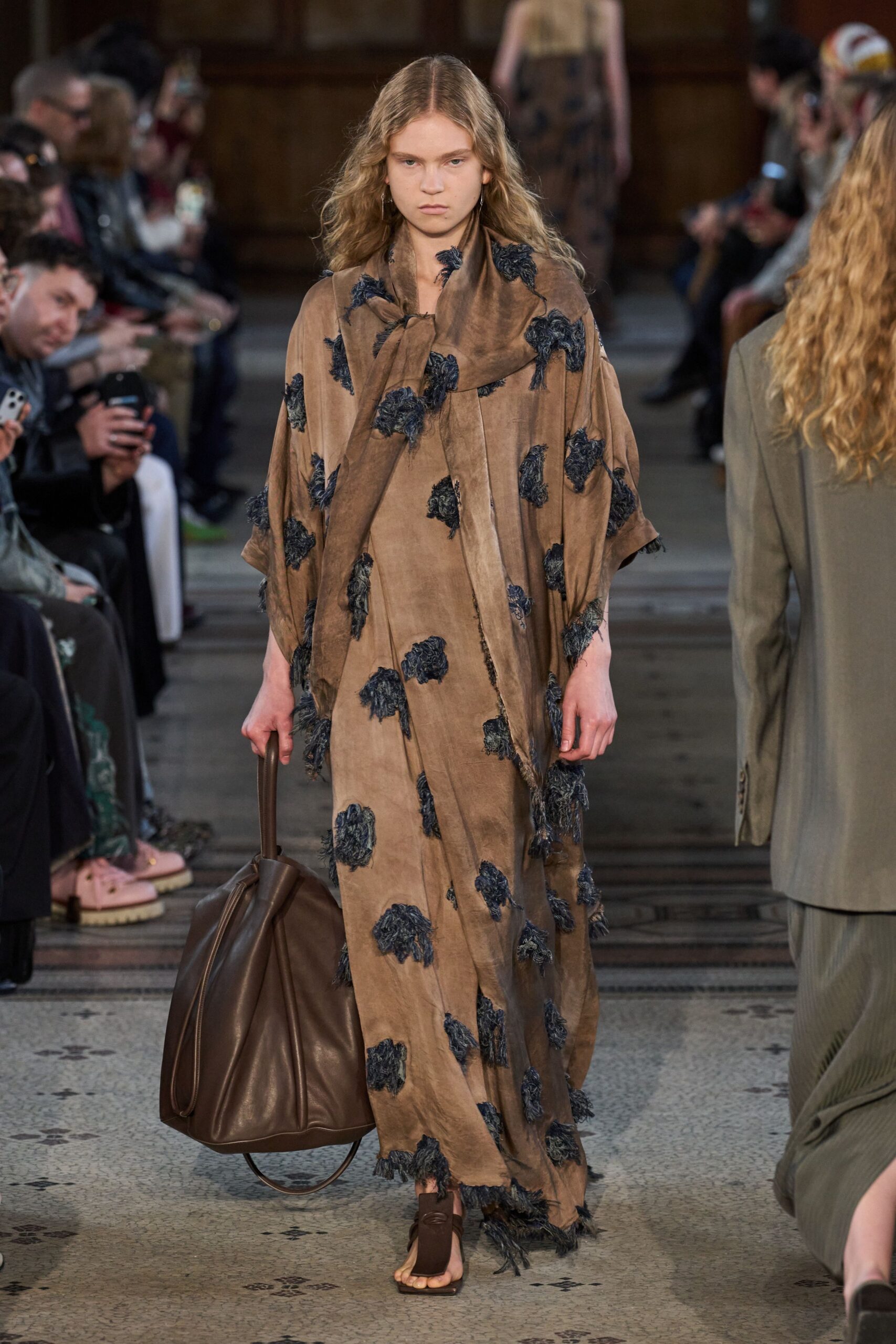 brown leather sandals