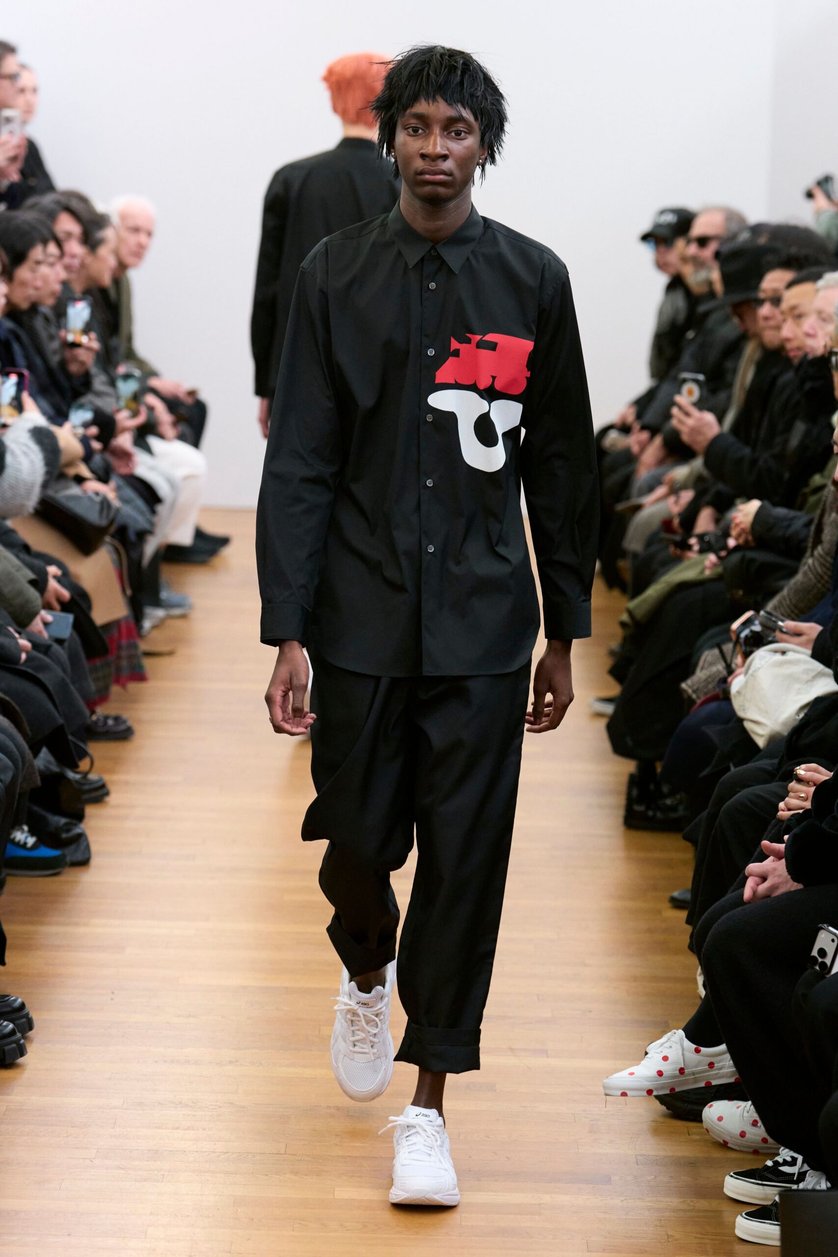 black relaxed shirt and pants
