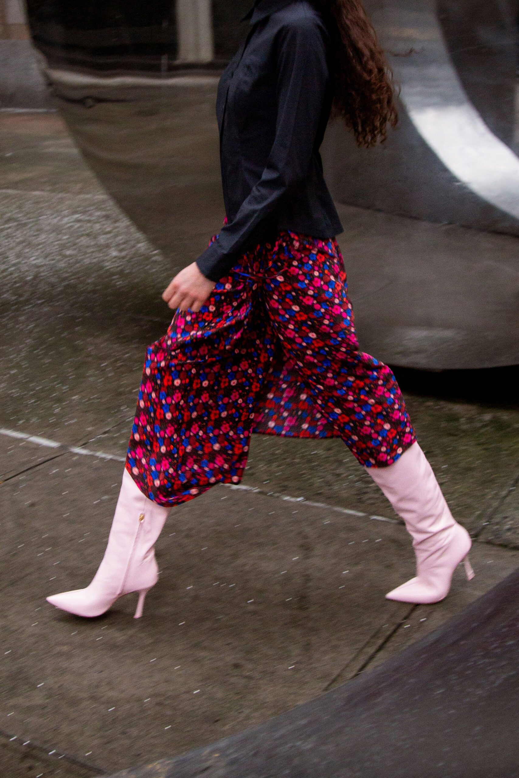 multi relaxed flared skirt