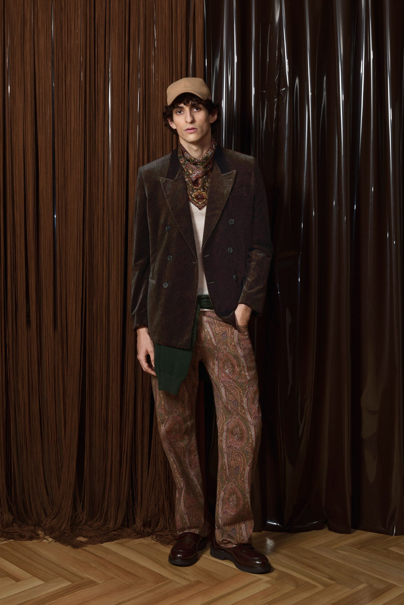 multi cotton relaxed straight-leg printed pants