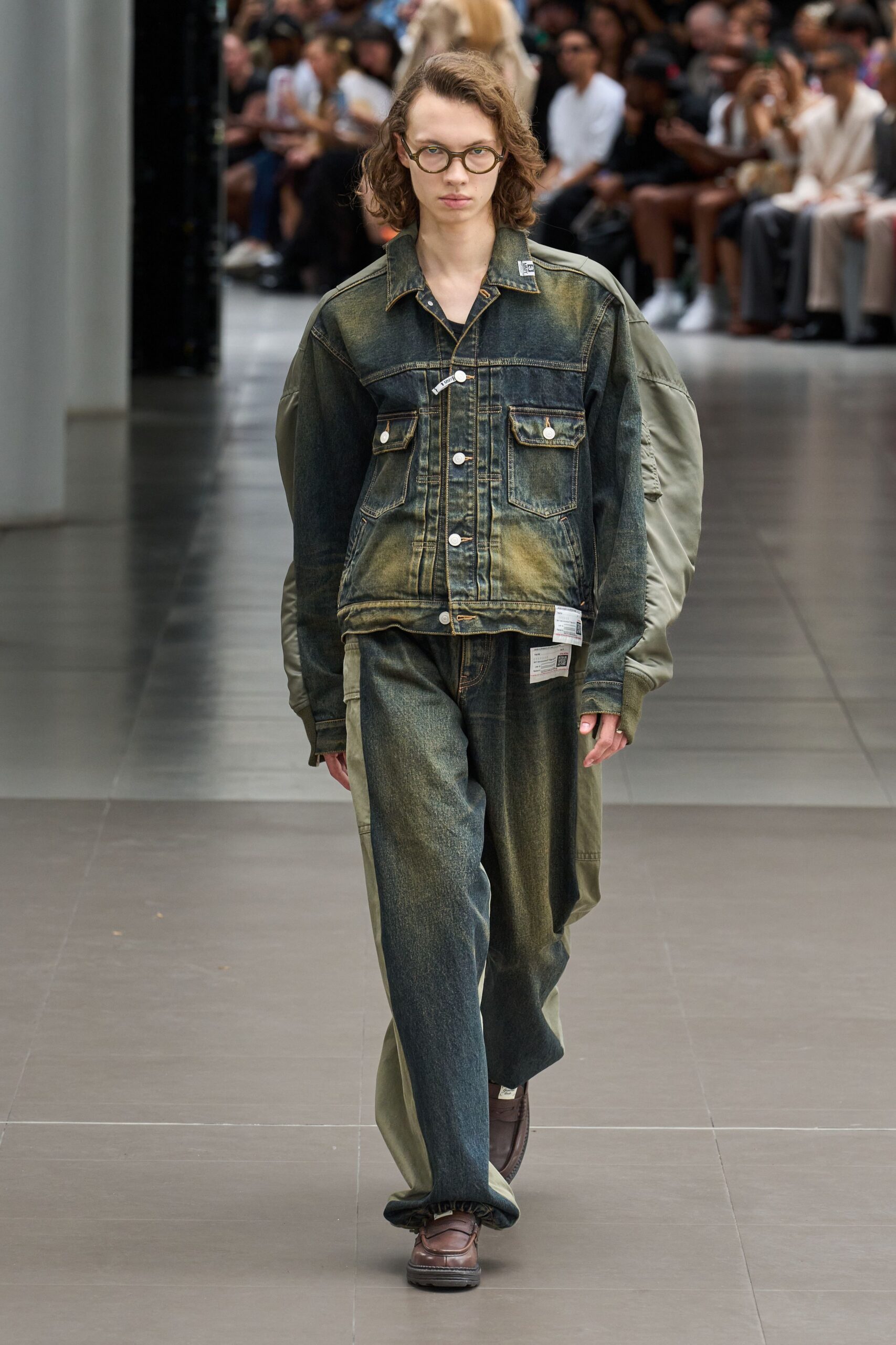 relaxed denim jacket and pants